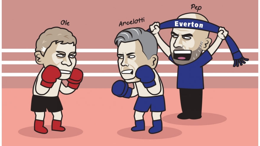 Biếm họa 24h: Everton sẽ giúp Man City "ngáng chân" MU?